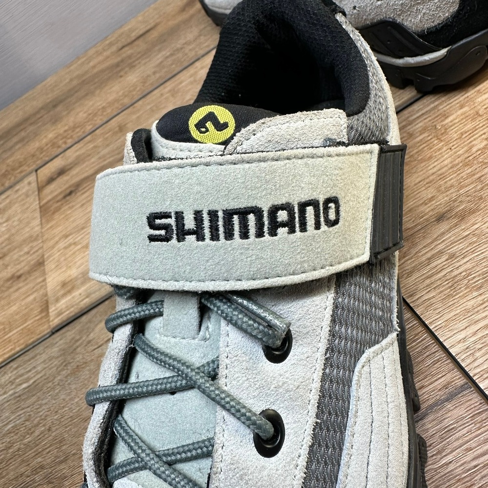 Shimano SPD Cycling Shoes Womens 7.5 Grey Black Suede MTB Commuter Sneaker - Picture 9 of 12
